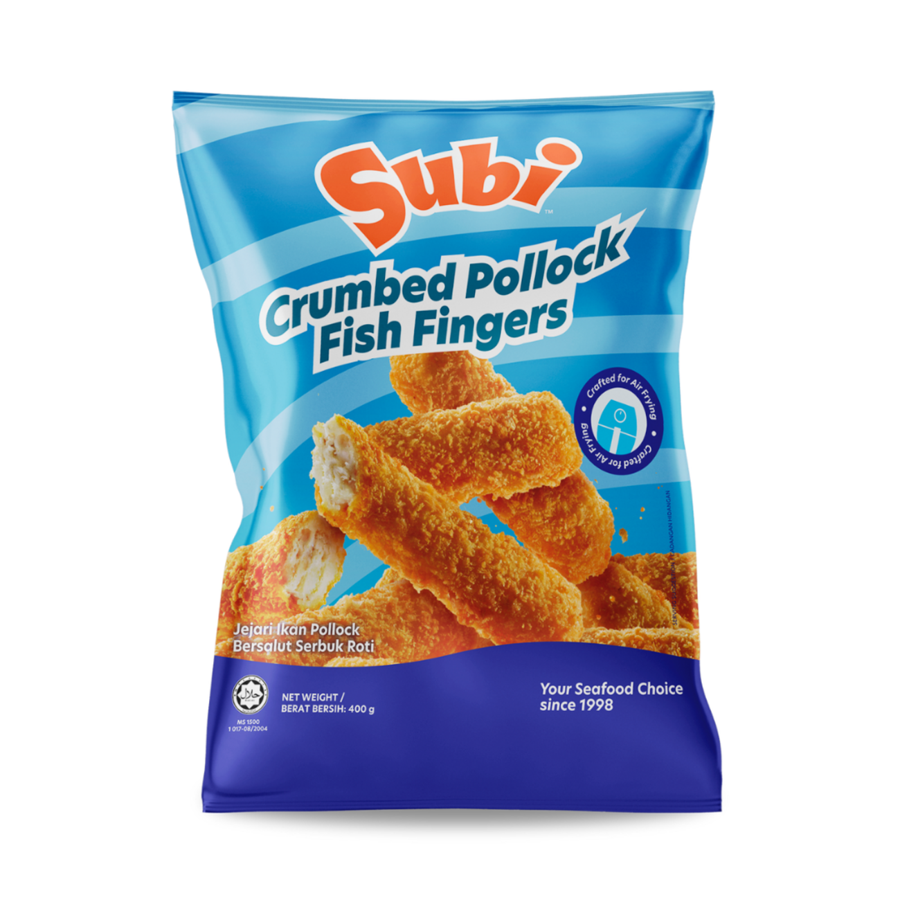 Subi Frozen Seafood - Crumbed Pollock Fish Fingers Subi Frozen Seafood - Crumbed Pollock Fish Fingers