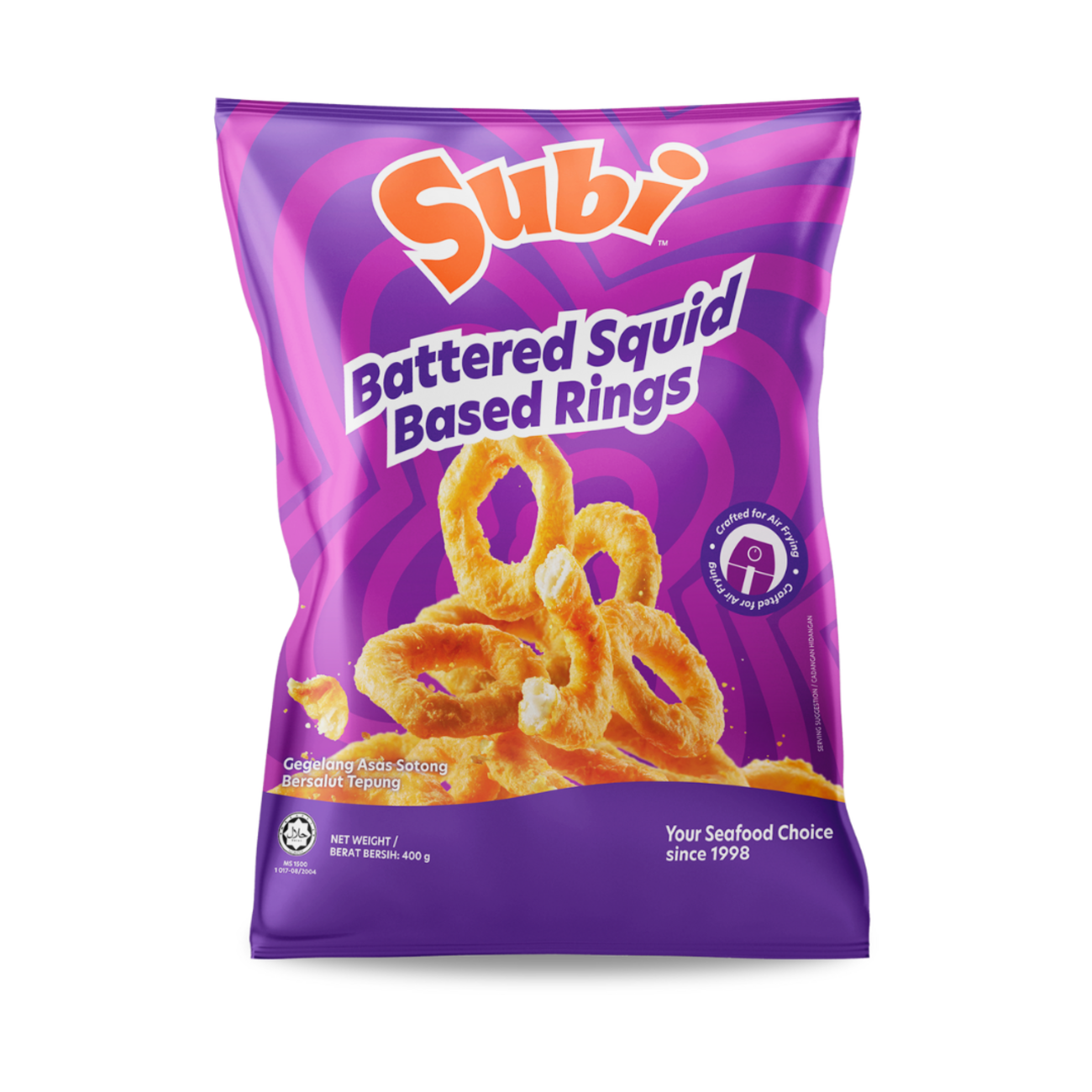 Subi Frozen Seafood - Battered Squid Based Rings Subi Frozen Seafood - Battered Squid Based Rings