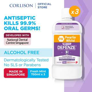 Pearlie White Defenze Antiseptic Fluoride Mouth Rinse / Wash Pearlie White Defenze Antiseptic Fluoride Mouth Rinse / Wash