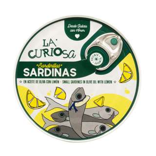 La Curiosa Small Sardines In Olive Oil With Lemon La Curiosa Small Sardines In Olive Oil With Lemon