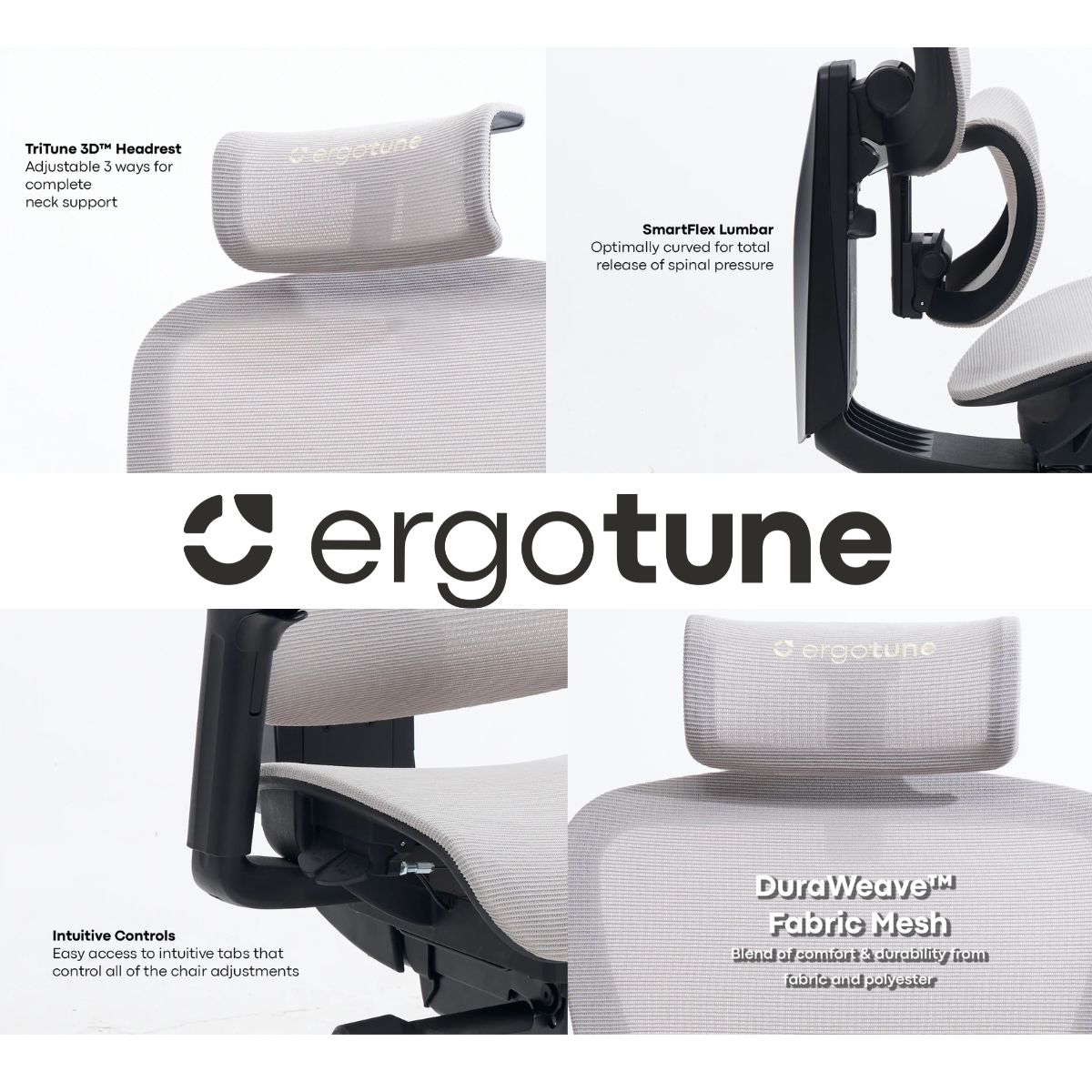 ErgoTune Joobie Ergonomic Chair - Thumbnail 4