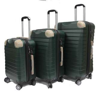 20+24+28in Antitheft Expandable Luggage - Green