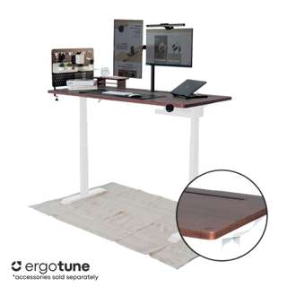 Everdesk Max Adjustable Table - White B, Walnut T (160x70cm) Everdesk Max Adjustable Table - White B, Walnut T (160x70cm)