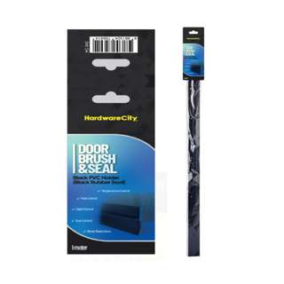 HardwareCity Black PVC Holder + Black Rubber Seal - Blue HardwareCity Black PVC Holder + Black Rubber Seal - Blue