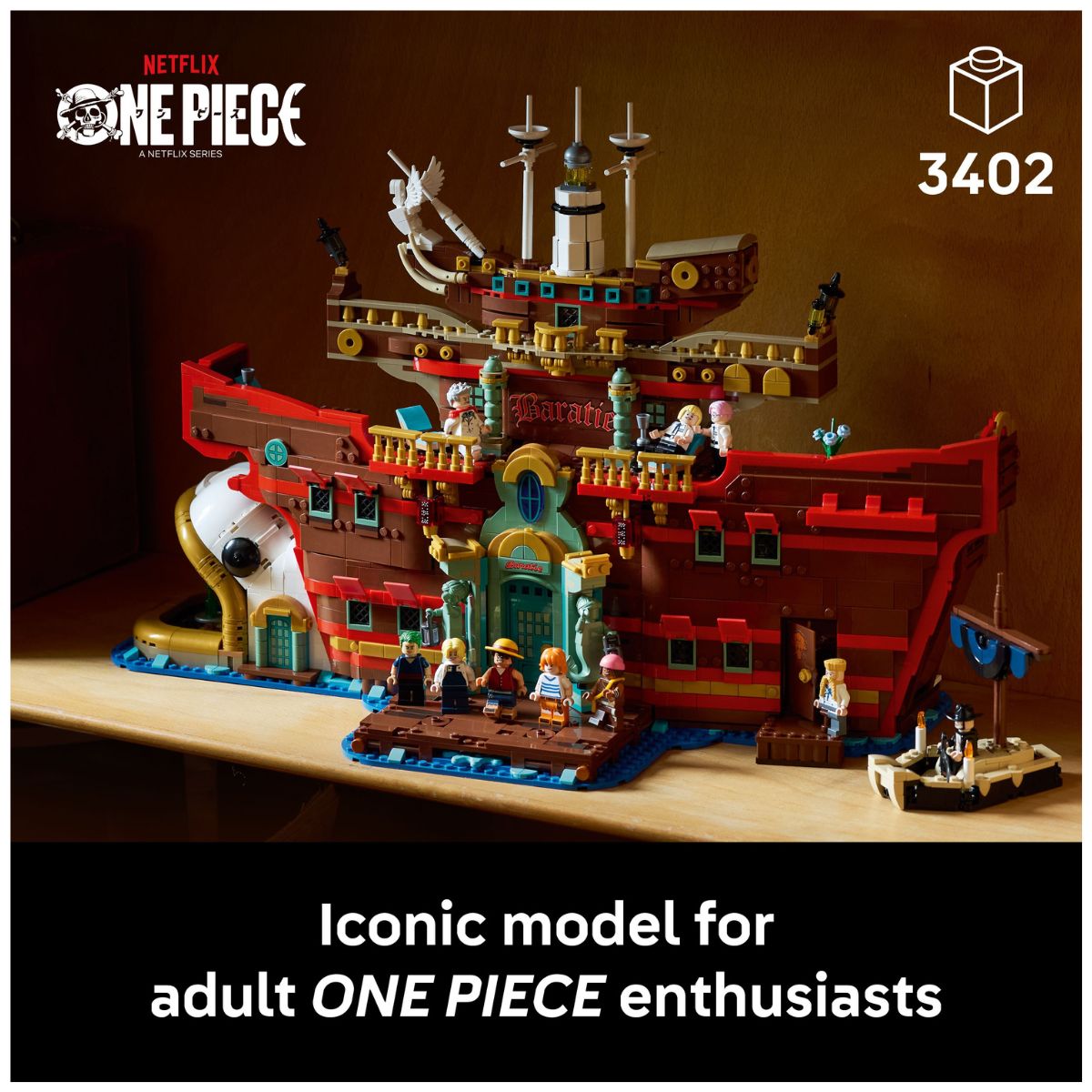 LEGO 75640 ONE PIECE The Baratie Floating Restaurant | NTUC FairPrice