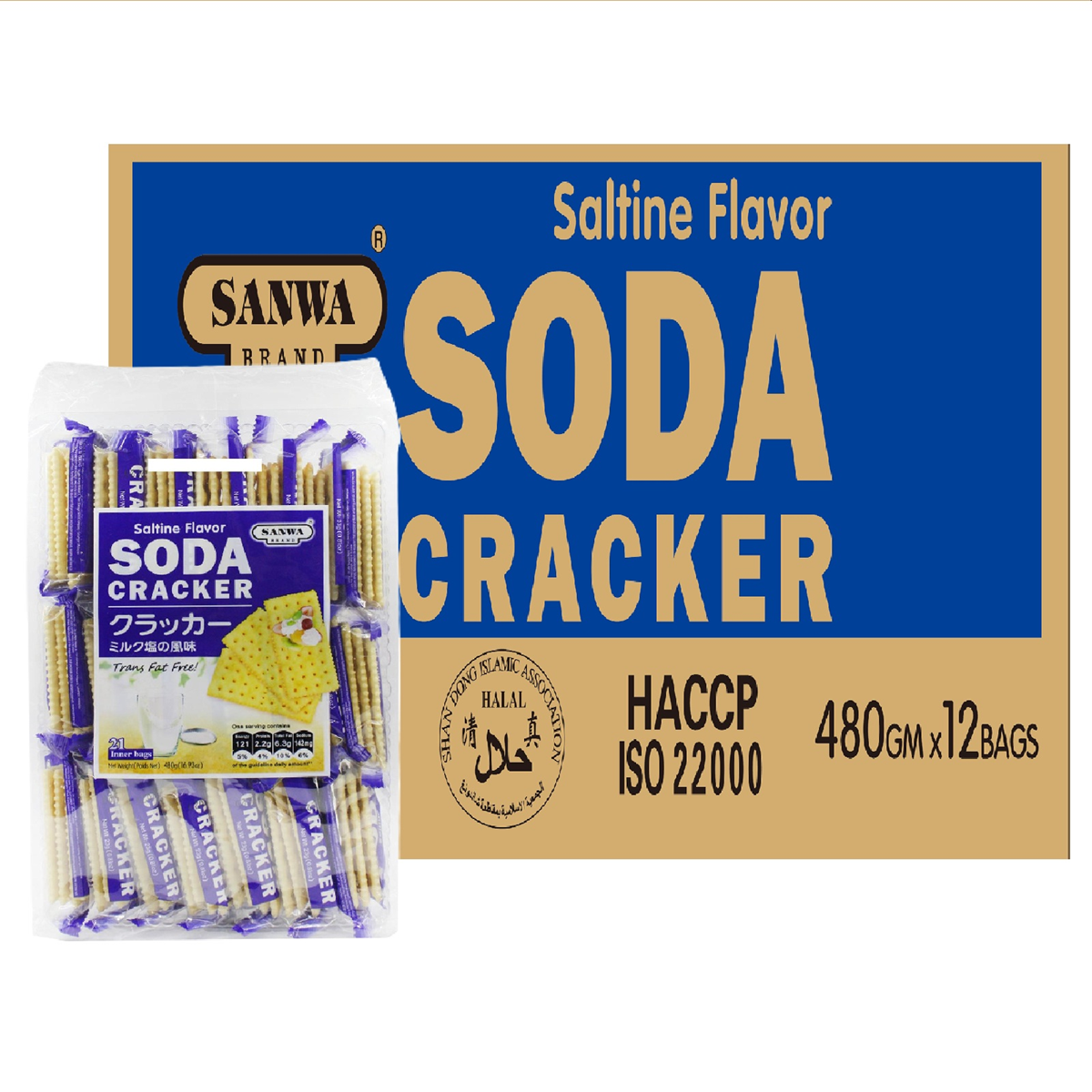 Sanwa Soda Cracker (Saltine) - Carton Sanwa Soda Cracker (Saltine) - Carton