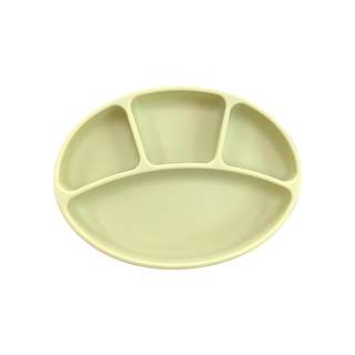 MODU'I Silicone Suction Plate - Green Bean