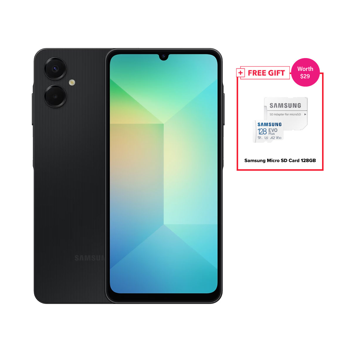Samsung Galaxy A06 5G 128GB - Black | NTUC FairPrice