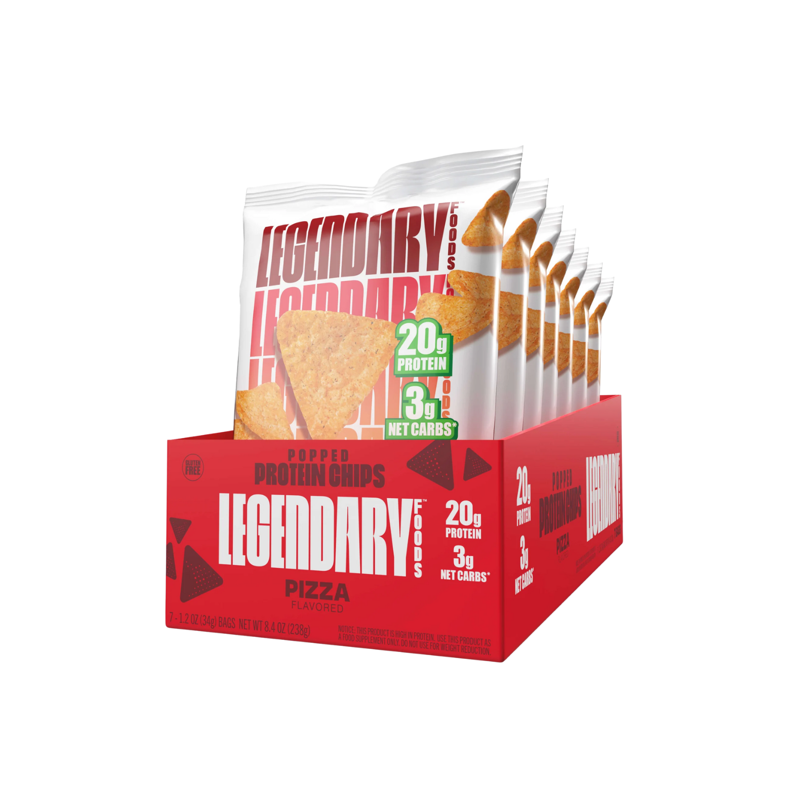 Legendary Protein Popped Chips High Protein - Pizza