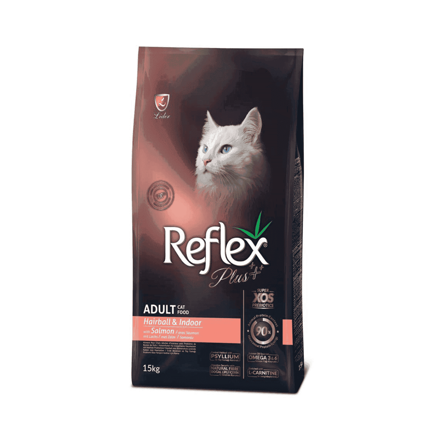 Reflex Plus Adult Cat Food - Hairball & Indoor with Salmon Reflex Plus Adult Cat Food - Hairball & Indoor with Salmon