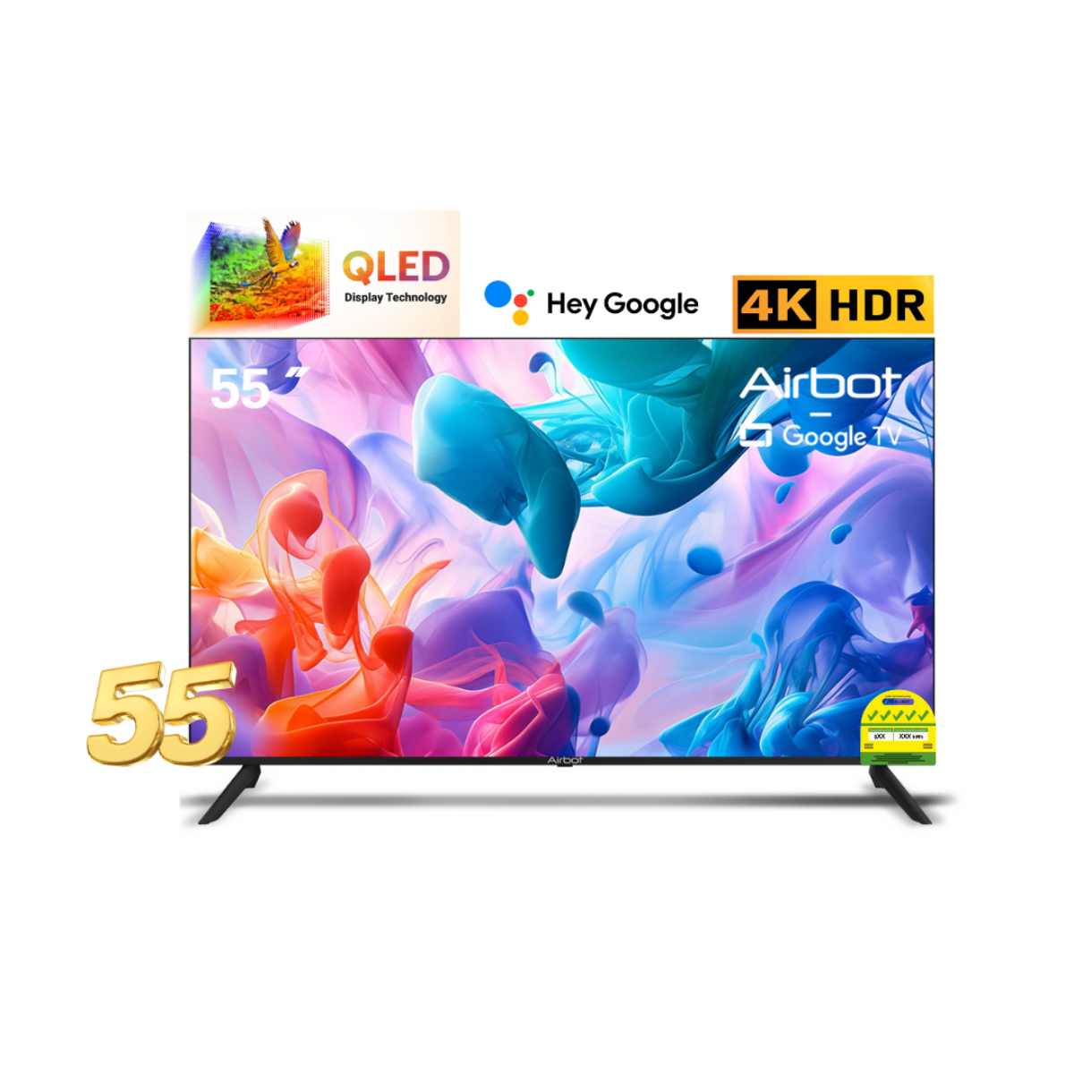 Airbot Q55 Ultra QLED Ai Google 55 inch TV Airbot Q55 Ultra QLED Ai Google 55 inch TV