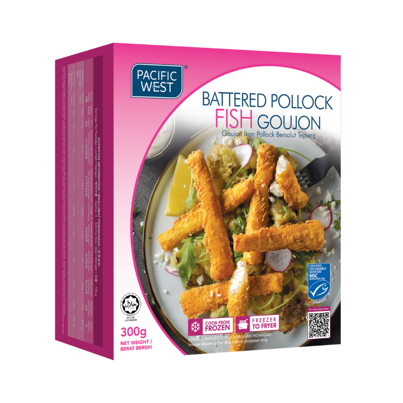Pacific West - MSC Battered Pollock Fish Goujon