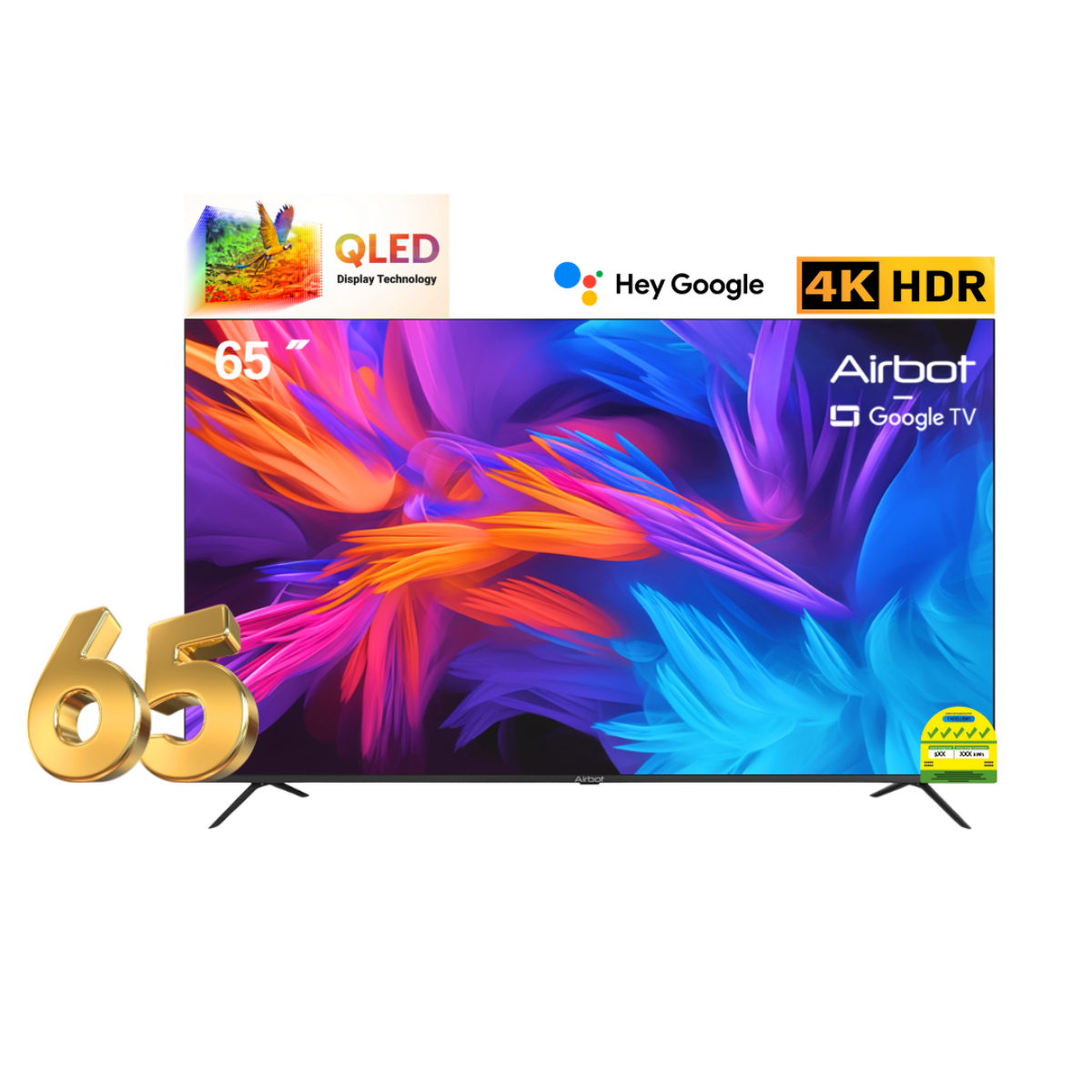 Airbot Q65 Ultra QLED Ai Google 65 inch TV
