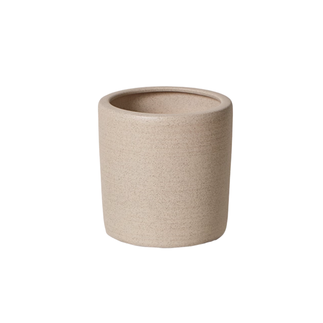 JM Flower Beige Ceramic Pot - L