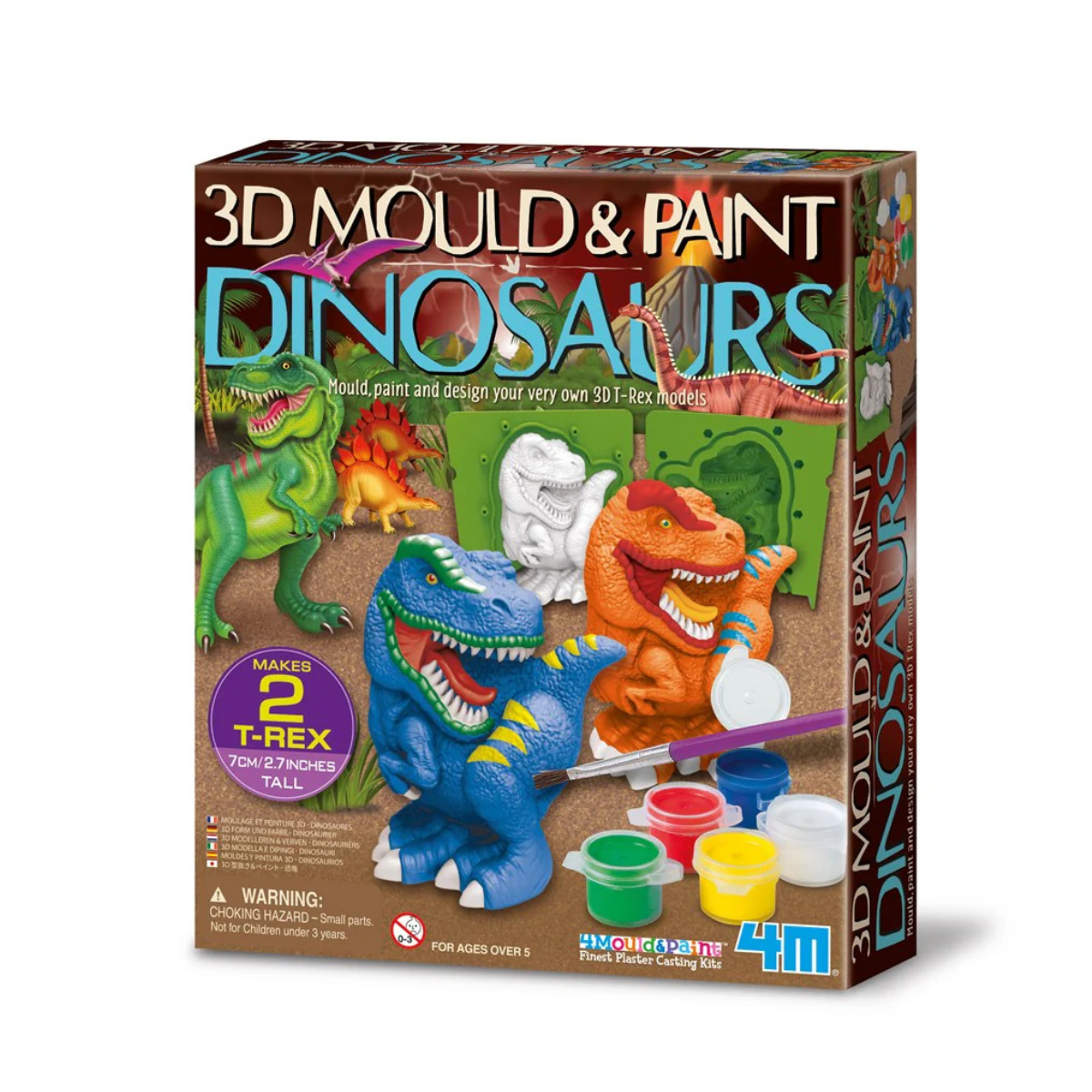 4M 3D Mould & Paint - Dinosaurs