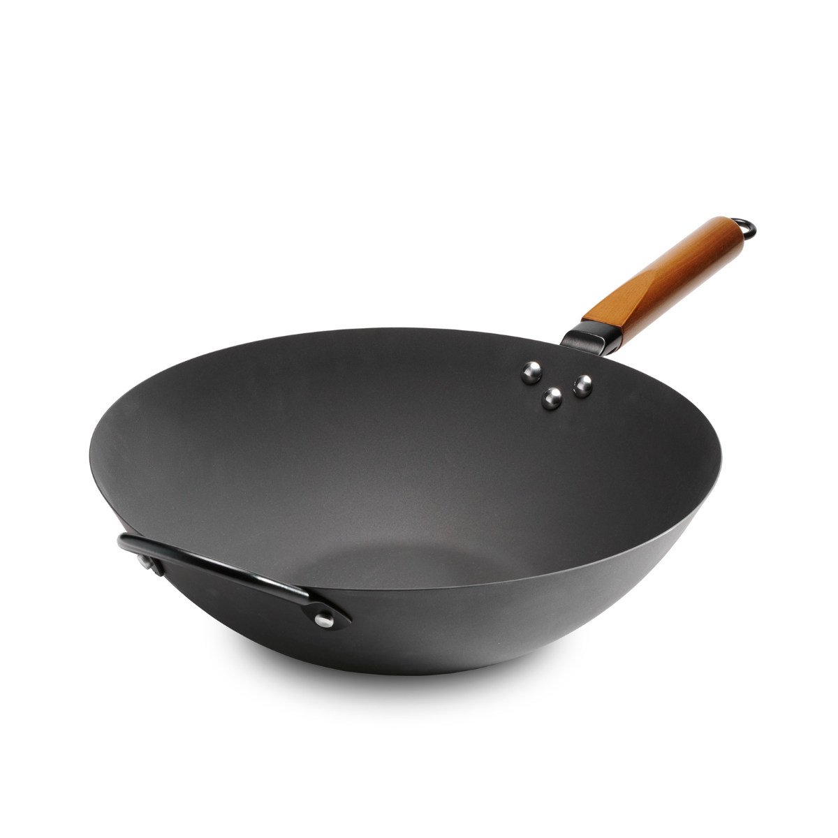 Tramontina 36cm Pre-Seasoned Carbon Steel Wok