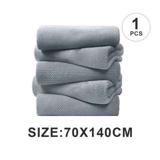 Sweet Home Soft and Comfortable Bath Towel - Grey Sweet Home Soft and Comfortable Bath Towel - Grey