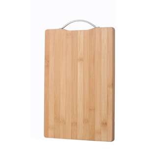 Camime Bamboo Cutting Board Stainless Steel Handle - 20x30cm Camime Bamboo Cutting Board Stainless Steel Handle - 20x30cm