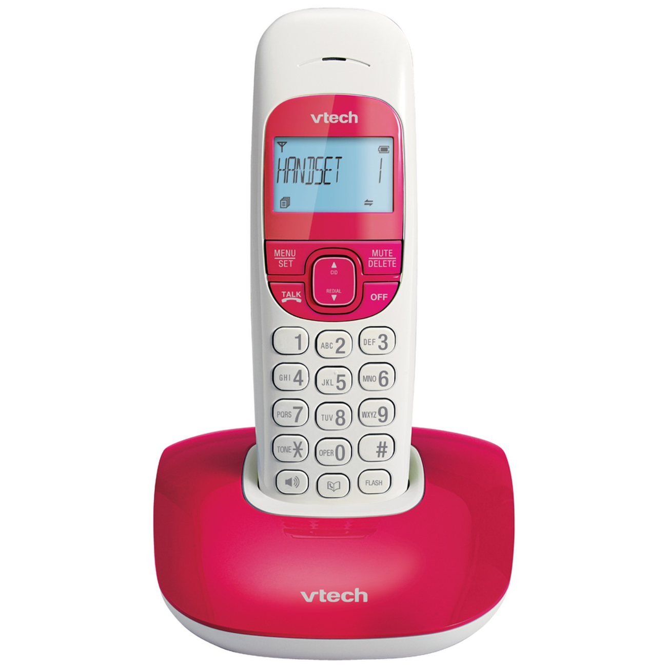 VTECH Cordless, Speaker Phone & Caller ID (VT1301 RED) | NTUC FairPrice