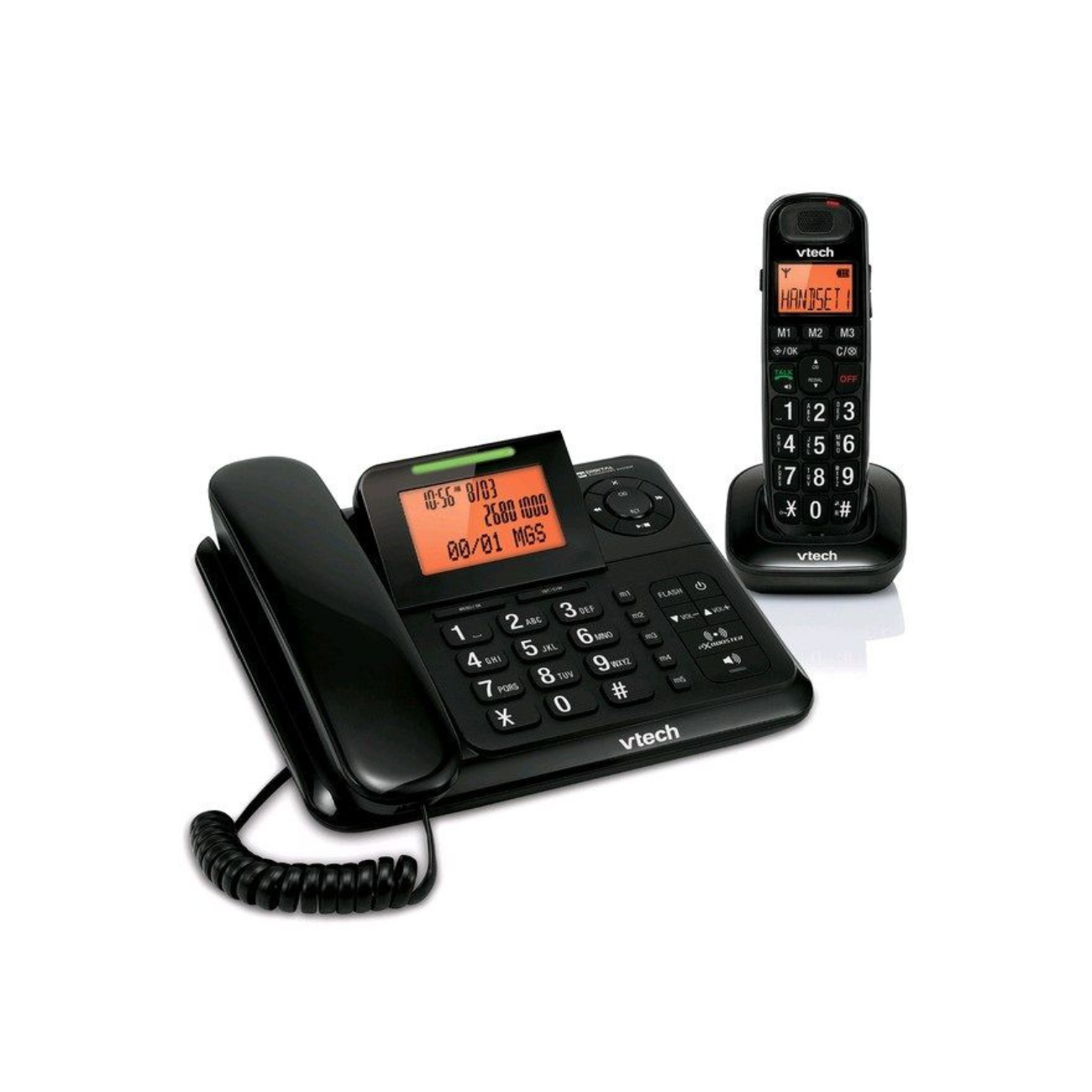 VTECH Combo Phone with Answering System (CS6147 BK) VTECH Combo Phone with Answering System (CS6147 BK)