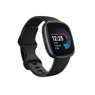 Fitbit Versa 4 Smartwatch - Black / Graphite Aluminium