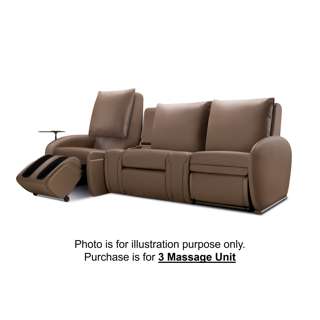 OSIM uDiva SOFA (Brown PVC) - 3 Seater (3 Massage)