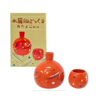 Water balloon Tokkuri & Ochoko Set Sakeware Lovers Gift Set Water balloon Tokkuri & Ochoko Set Sakeware Lovers Gift Set