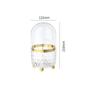Sweet Home Diamond Makeup Brush Storage Box with Lid T-Gold Sweet Home Diamond Makeup Brush Storage Box with Lid T-Gold