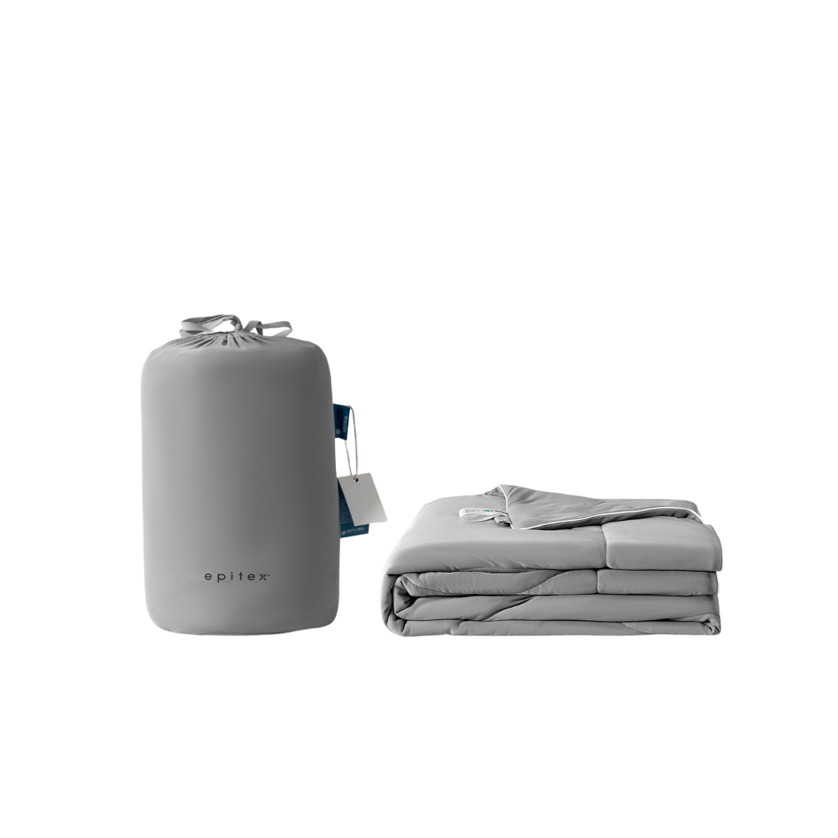 Epitex Softicool Icecool Queen Blanket - Cool Grey