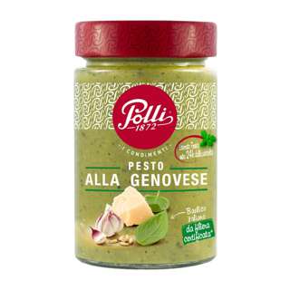 Polli Green Pesto Sauce - Basil Parmesan Polli Green Pesto Sauce - Basil Parmesan