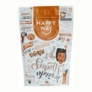Happy Way Whey Protein Powder Sample Pack Salted Caramel