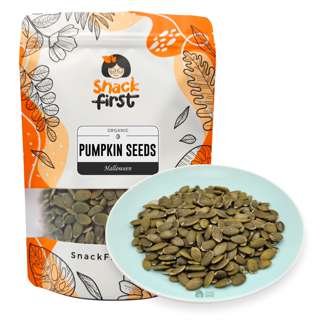 SnackFirst Organic Pumpkin Seeds - Healthy, Natural Snacks
