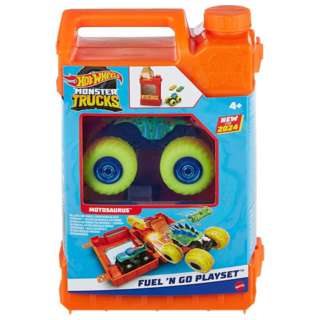 Hot Wheels Monster Trucks 1:64 Fuel N’ Go Gas Playset