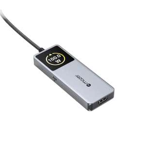 Mazer Infinite Hub Ai USB C Hub 5in1 with Smart Display, Grey