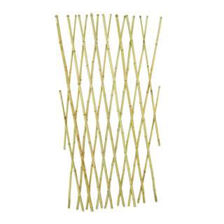 JM Flower Bamboo Fencing 1.8M - Light Brown