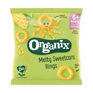 Organix Melty Sweetcorn Rings Organix Melty Sweetcorn Rings