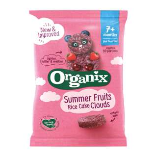 Organix Rice Cake Clouds - Summer Fruits