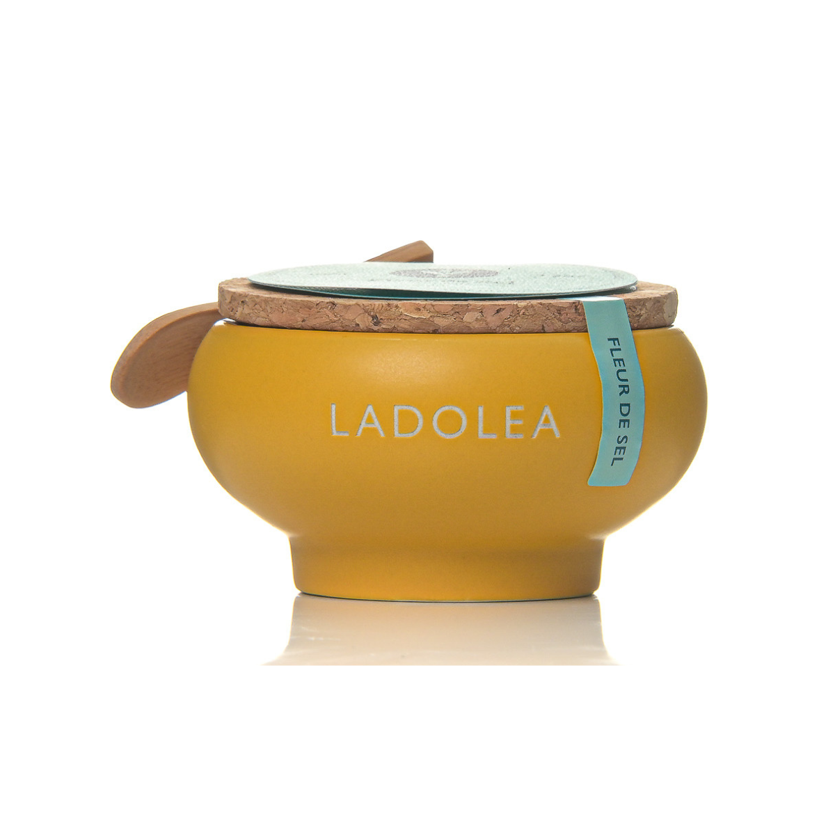 Ladolea Fleur de Sel, Greek Sea Salt in a Ceramic Pot Ladolea Fleur de Sel, Greek Sea Salt in a Ceramic Pot