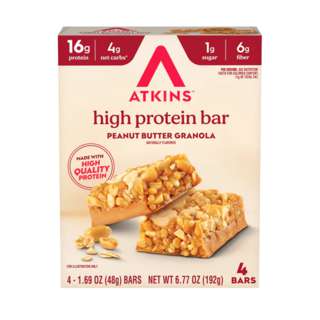 Atkins High Protein Bar Peanut Butter Granola Atkins High Protein Bar Peanut Butter Granola