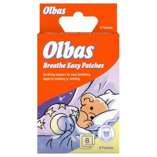 Olbas Breathe Easy Patches (Apply To Bedding Or Clothing) Olbas Breathe Easy Patches (Apply To Bedding Or Clothing)