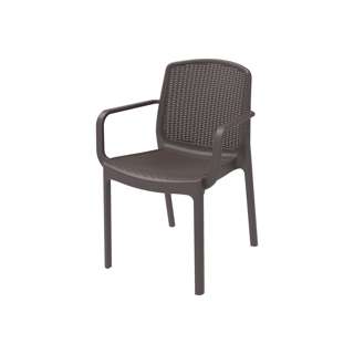 Duramax Cedarattan Armrest Chair - Brown