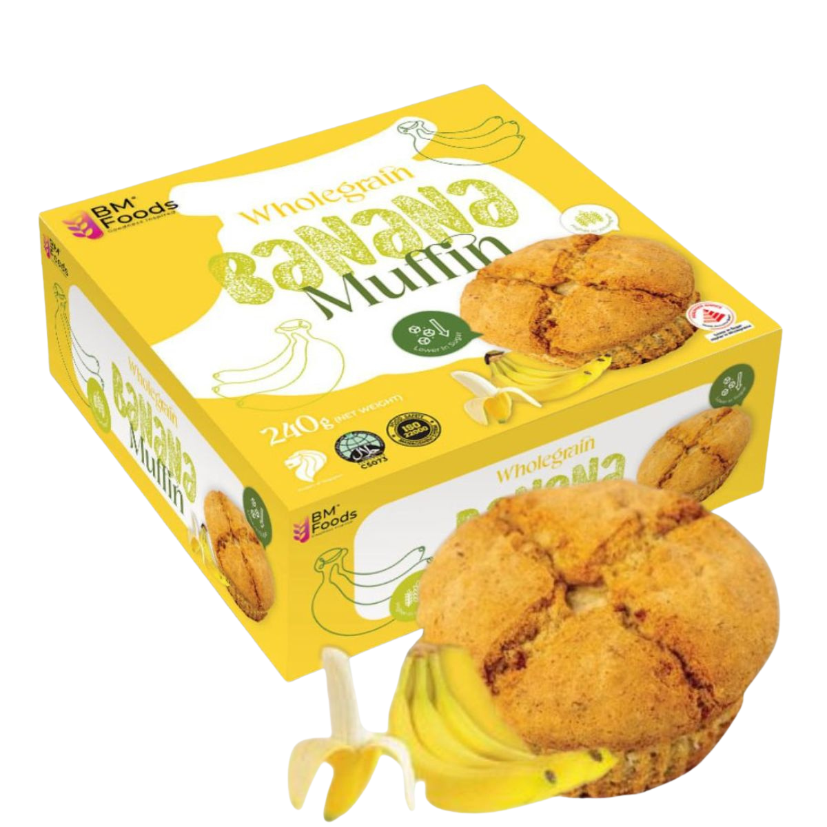 BM Foods Healthy Choice Wholegrain Banana Muffin