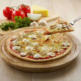 Mr. Macho 9.5 inch Super Thin Crust Funghi Pizza Mr. Macho 9.5 inch Super Thin Crust Funghi Pizza