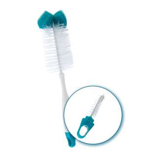 B.Box 2 In 1 Bottle Brush And Teat Cleaner - Aqua Groove