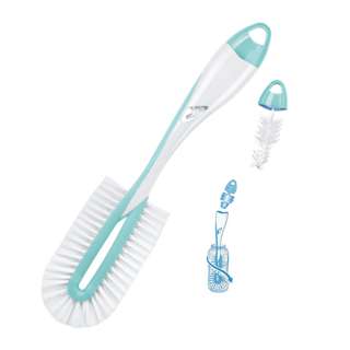 NUK Flat Brush for Baby Bottles with Teat Brush