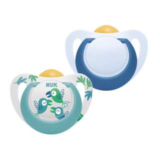 NUK Star Day Latex Soother Pacifier - Bird (18-36 Months)