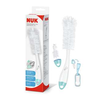 NUK 2 in 1 Bottle and Teat Brush NUK 2 in 1 Bottle and Teat Brush