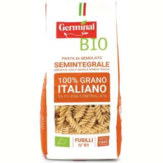 Organic Half-Whole Wheat Pasta - Fusilli Organic Half-Whole Wheat Pasta - Fusilli