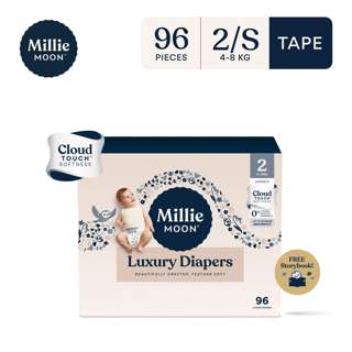 Millie Moon Luxury Tape Diaper - Small (Carton)
