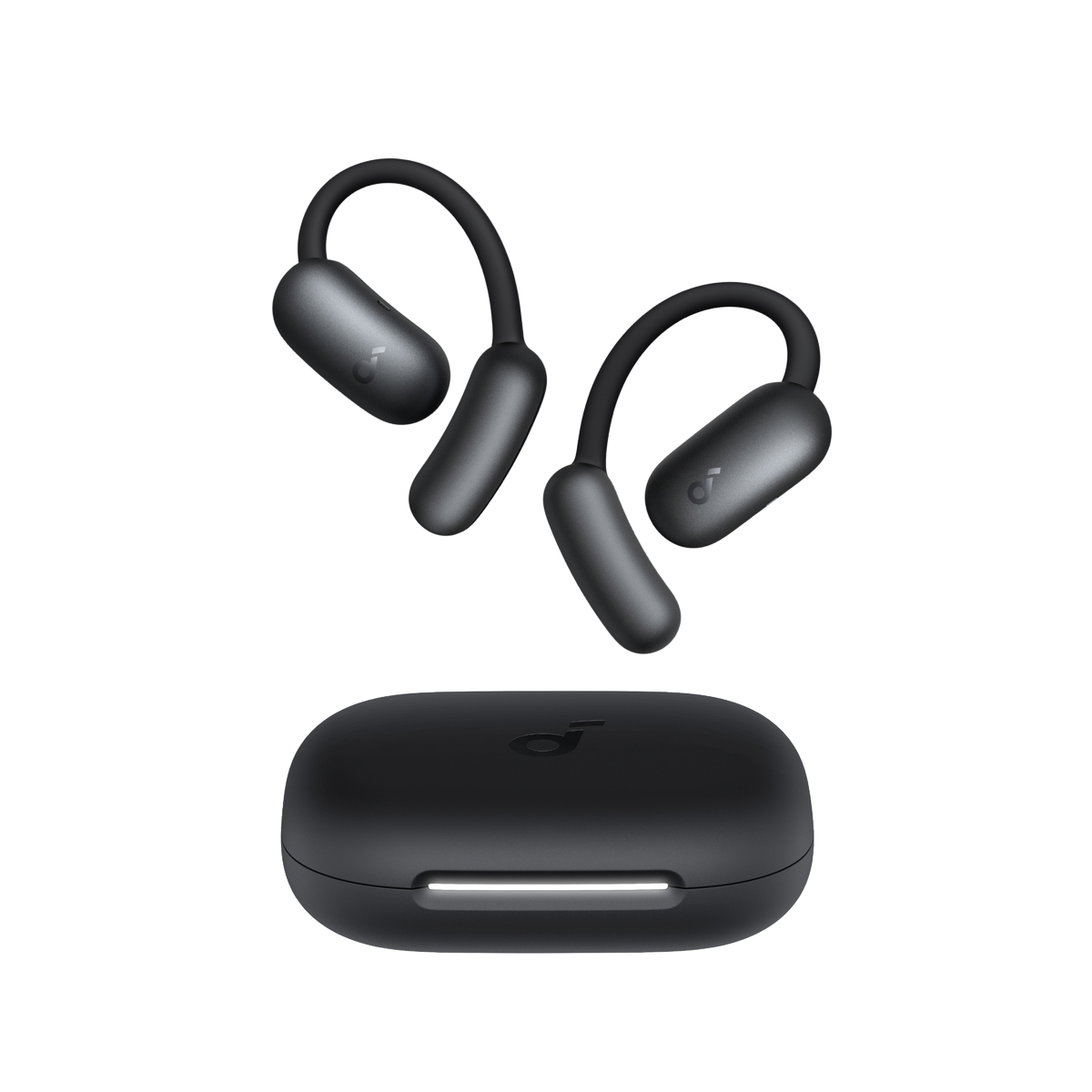 Soundcore AeroClip Open-Ear Clip-On Earbuds - Black | NTUC FairPrice